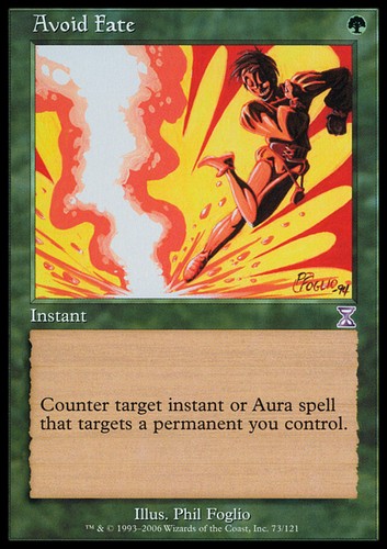 Mtg avoid fate - poor, sfuggire