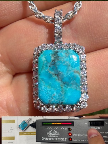 Ciondolo vero argento sterling