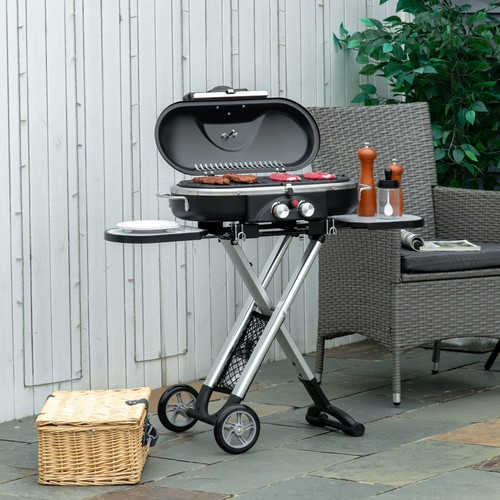 Barbecue gas pieghevole - a,