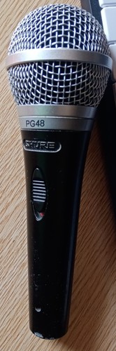 Microfono shure per - voce, e