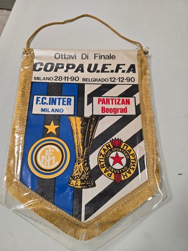 Gagliardetto coppa uefa 1990 - uefa,