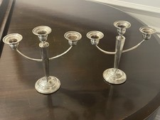 Coppia di candelabri a 3 rami