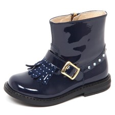 E1438 stivaletto bimba blu