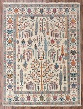 Beige Turkish Oushak Rugs