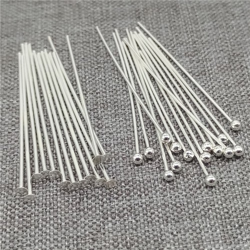 Perni testa sfera argento - 25,