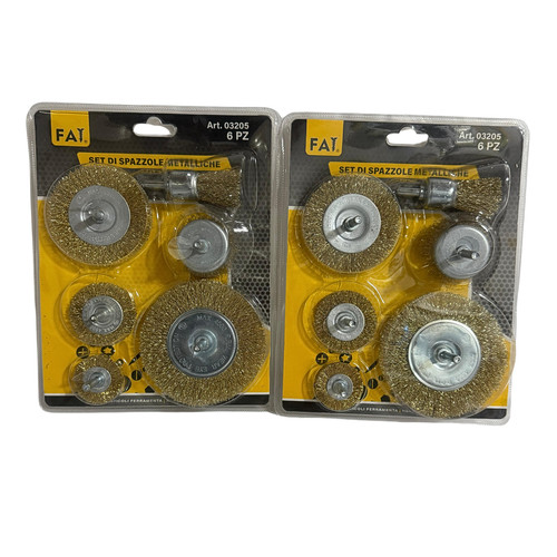 Set spazzole acciaio per - set,