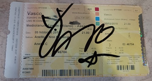 Vasco rossi biglietto concerto - rossi,