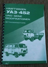 NVA UAZ 452 MANUALE ISTRUZIONI