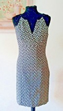 Abito Vestito Tubino Bianco/Nero tg 44 (42) . Motivi. Nuovo