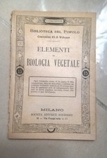 ELEMENTS OF PLANT BIOLOGY