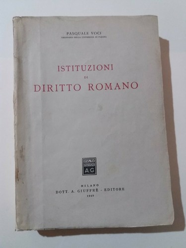 Istituzioni diritto romano - istituzioni,