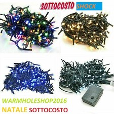 LUCI DI NATALE LED DA ESTERNO INTERNO IP NATALIZIE CATENA PER ALBERO ADDOBBI
