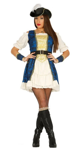 Costume piratessa senza - senza, paura