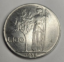 1958 Italy 100 Lire -