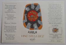 ETICHETTA VINO DELLA PACE 1996