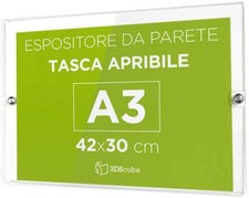 Espositore in plexiglass porta