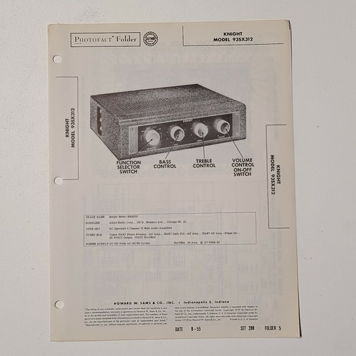 Sams photofact service manual - photofact,