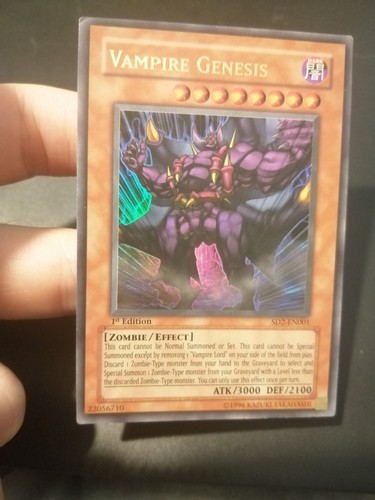 Yugioh vampire genesis - yugioh,