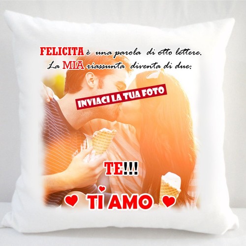 Cuscino 40x40 personalizzato - cuscino,