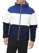 Giacca da uomo blu bianco