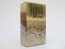 Roberto Cavalli Just GOLD For Her EDP Nat Spray 75 ml - 2,5 oz Nuovo con scatola sigillato IMBALLO ORIGINALE