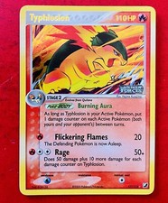 Lotto Carte Pokémon Typhlosion 17/115 Ex Forze Segrete Stamp Eng Holo Ultra Raro