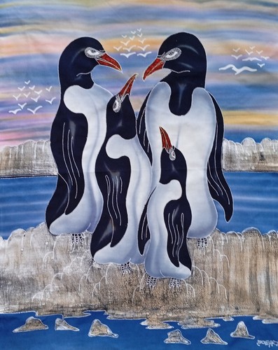 Pinguini famiglia firmato - i,