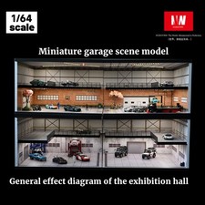 Diorama 1:64 auto garage