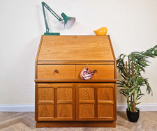 Scrittoio ufficio credenza design danese teak vintage metà secolo Nathan