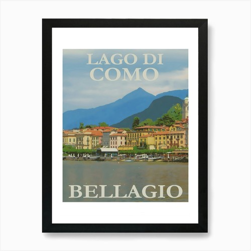 Lago como bellagio stampa - di,