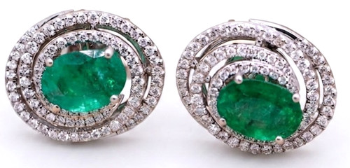 Orecchini perno diamanti - perno,