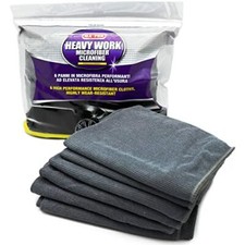 1 Pz Heavy Work Panno Microfibra 60x40 Pulizia Asciugatura Auto Moto Barca Mafra