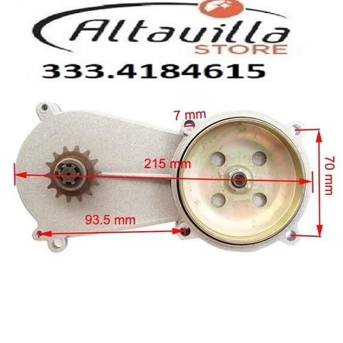 Campana frizione riduttore - frizione,