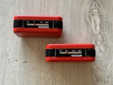 Autoradio AM Voxson tanga Rosso anni 70 design Rodolfo Bonetto 2 PEZZI DISP.