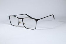 Marchon Eyeglasses M2017 Mens Black Full Rim Metal Eyewear Glasses Frames 54 mm