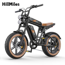HillMiles Milezoom 20'' Unisex Adulto E-Bike 52V 260KM PAS Bicicletta Elettrica 