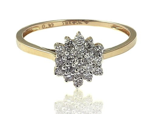 Pave carati rotondo - 0,30,