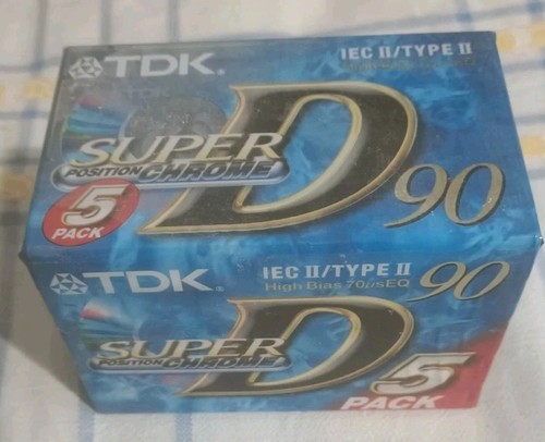 Audiocassette tdk super d90 - super,
