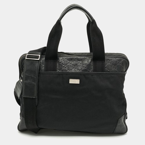 Borsa gucci nera guccissima - borsa,