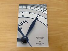 Booklet PATEK PHILIPPE Folleto - New models 2005 - CALATRAVA Ref. 5296