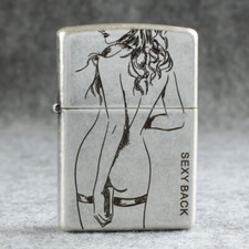 Accendino zippo 121fb argento - accendino,
