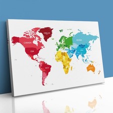 Quadro Mappa Mondo Paesi
