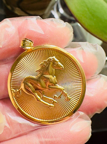 Autentico ciondolo oro - in,