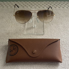 Occhiali da sole Ray-Ban Aviator RB 3025 Aviator grandi metallo 55-14-135 mm montatura oro
