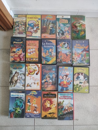 19videocassette vhs disney - vhs,