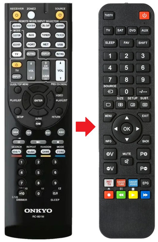 Telecomando adatto per onkyo - telecomando,