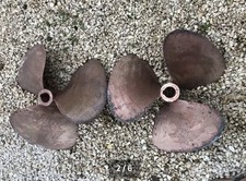 Coppia eliche 3 pale in bronzo