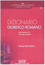 Dizionario giuridico romano