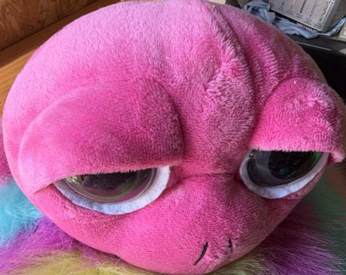 Peluche tartaruga rosa con