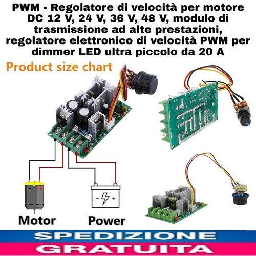 Regolatore velocità per - di,